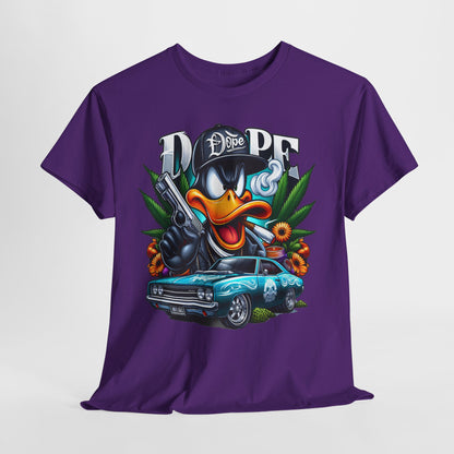 420 Dope Vibes Gangsta Duck #4 Unisex Heavy Cotton Tee - 312tshirts 2