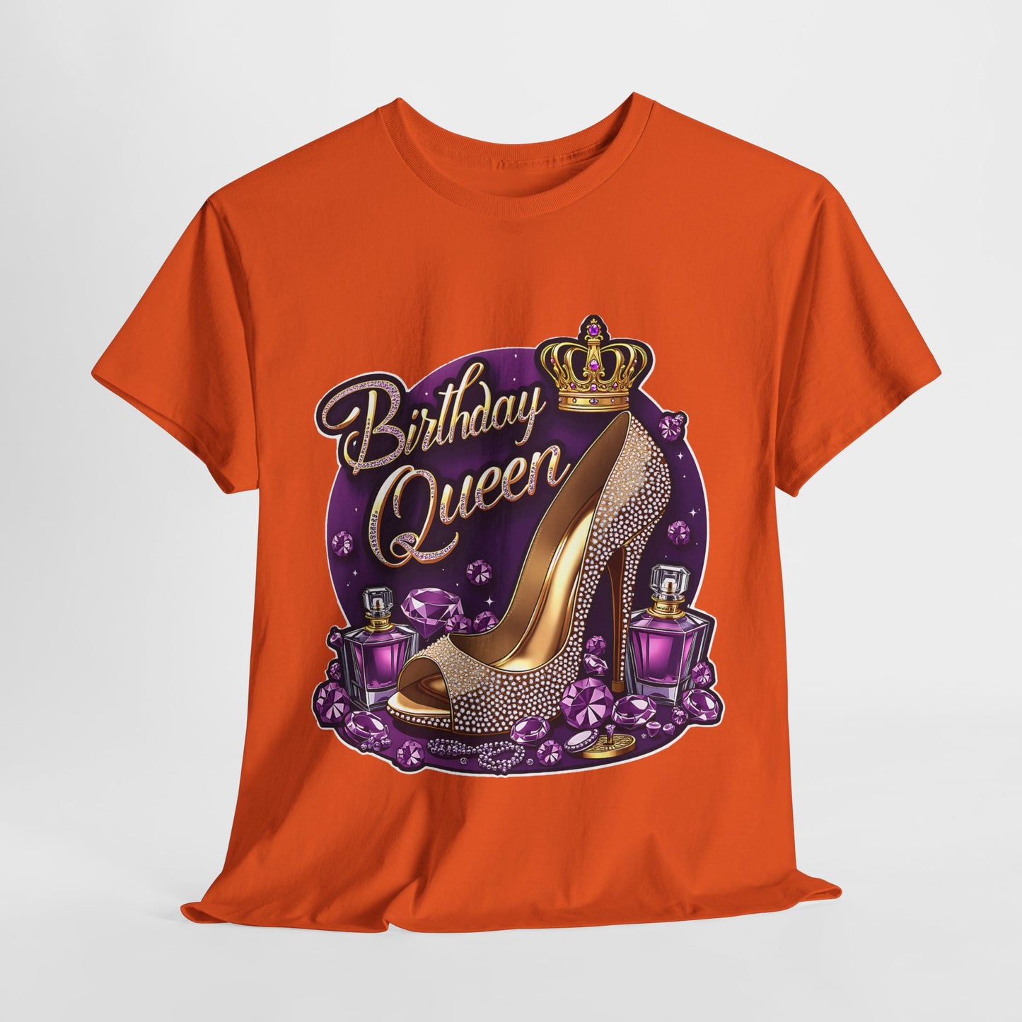 Purple Birthday Queen #17 Unisex Heavy Cotton Tee