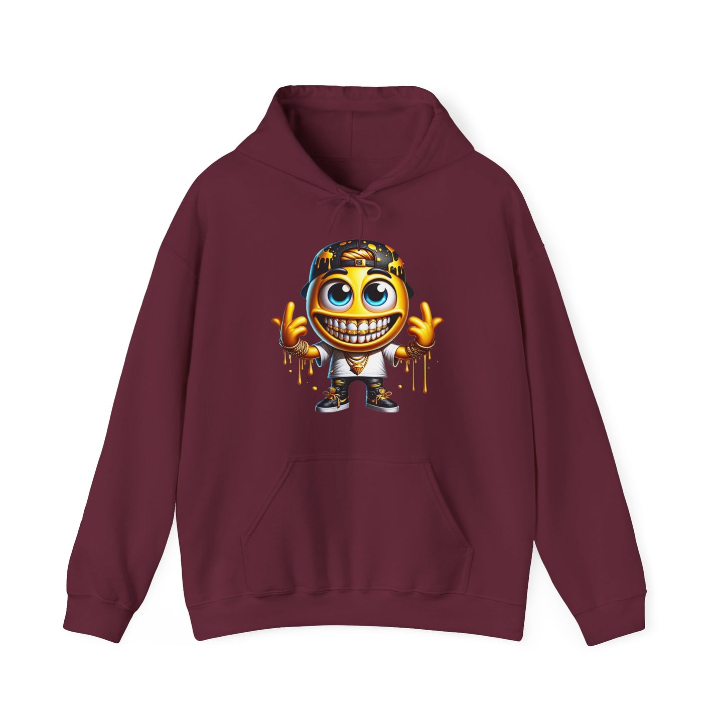 Gold Emoji #8 Unisex Heavy Sweatshirt Hoodie