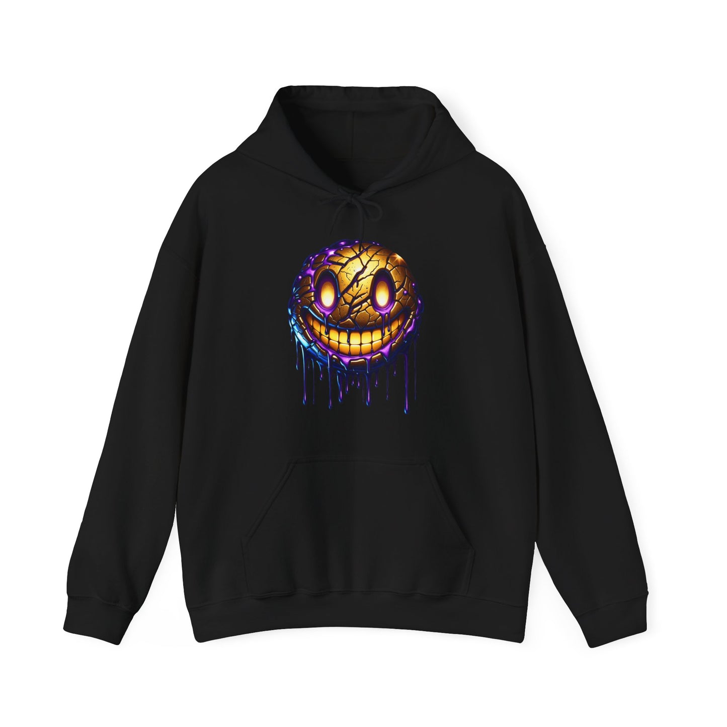 Creepy Neon Emoji #2 Unisex Heavy Sweatshirt Hoodie