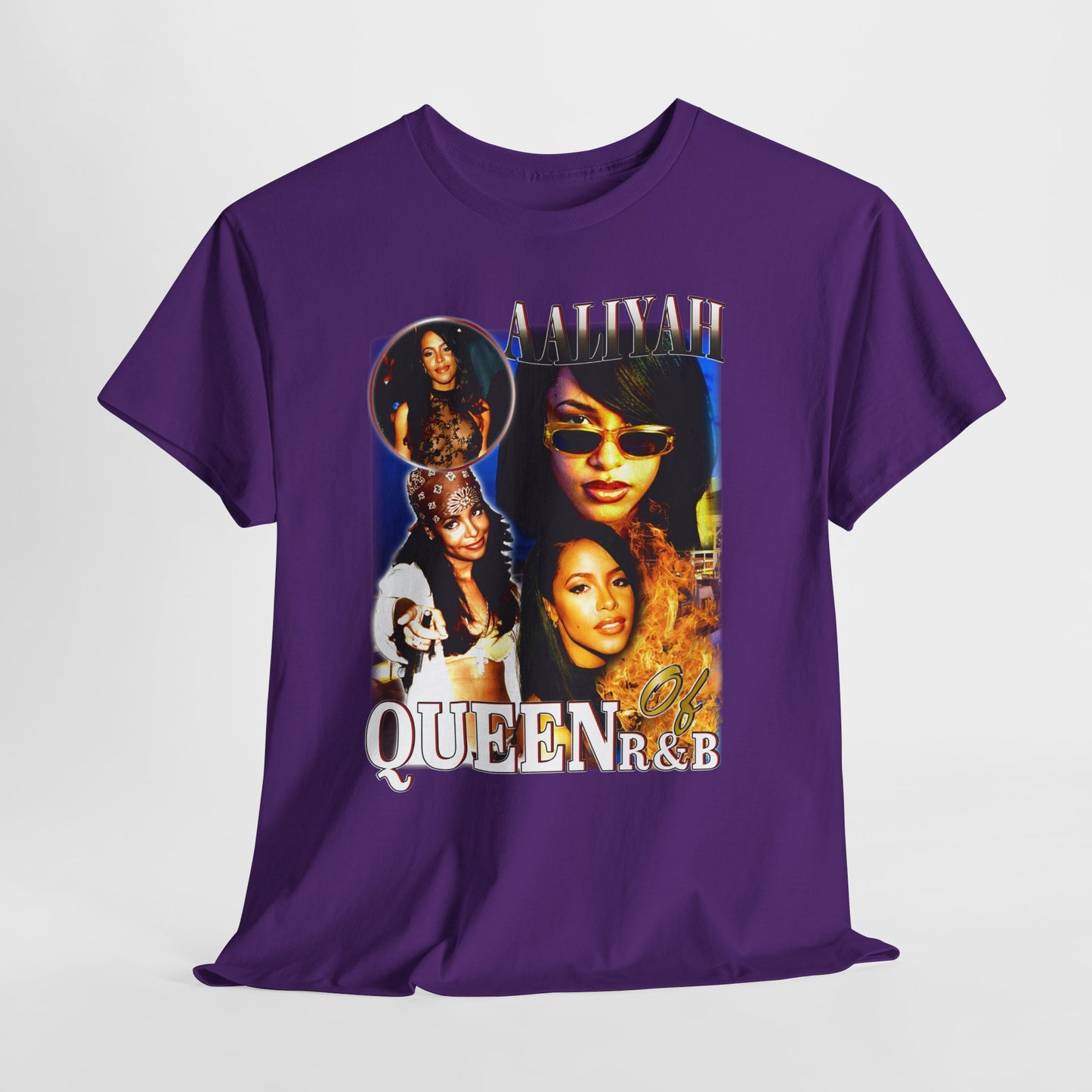 Aaliyah R&B Queen 2 Unisex Heavy Cotton Tee