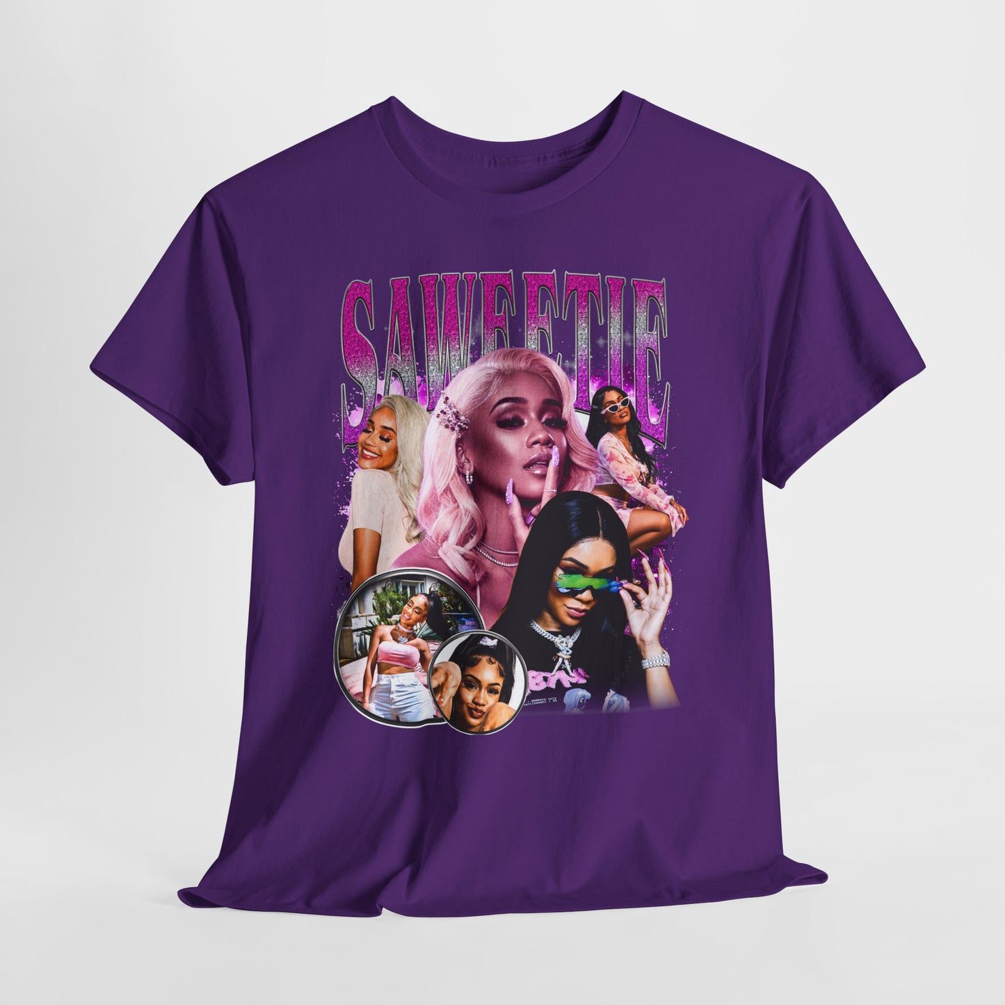 Saweetie 1 Hip-Hop Unisex Heavy Cotton Tee - 312tshirts 2