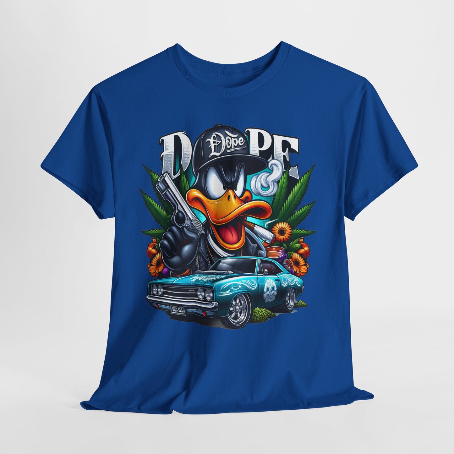 420 Dope Vibes Gangsta Duck #4 Unisex Heavy Cotton Tee - 312tshirts 2
