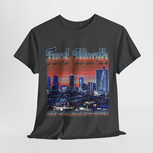 Fort Worth area code Unisex Heavy Cotton Tee