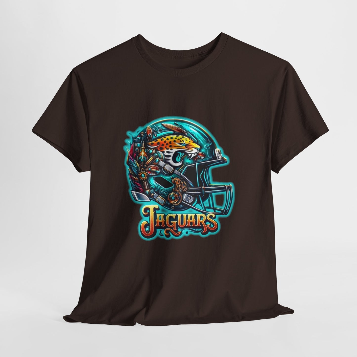 Sports Jaguar Football Helmet #2 Unisex Heavy Cotton Tee