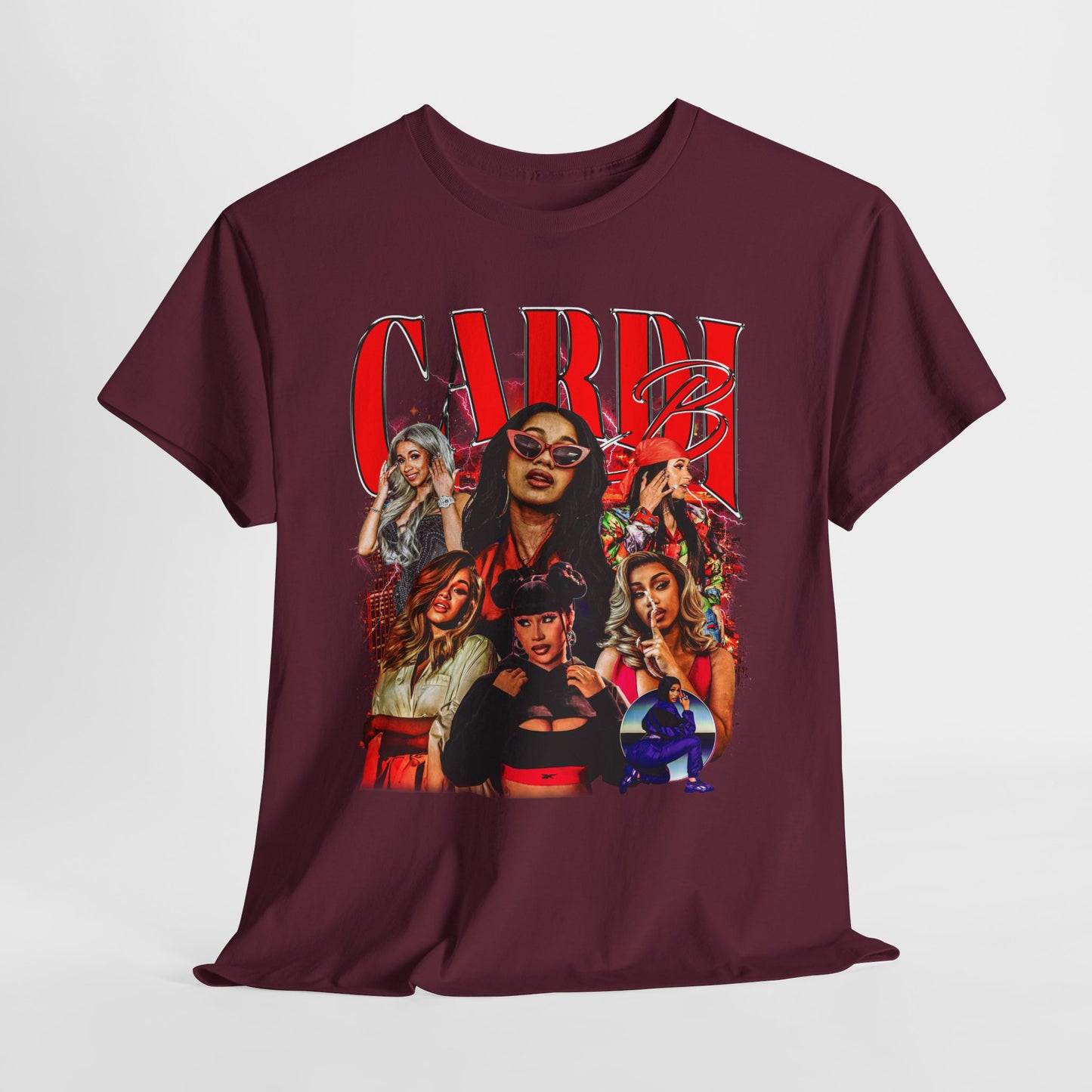Cardi B 1 Hip-Hop Unisex Heavy Cotton Tee - 312tshirts 2