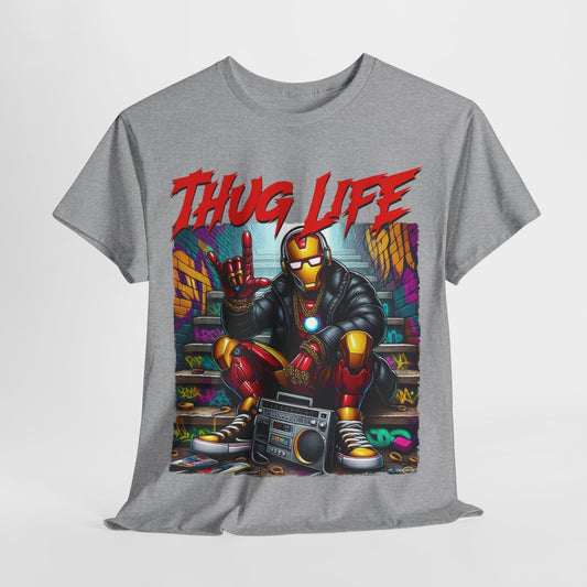 Thug Life #3 Iron M. Unisex Heavy Cotton Tee