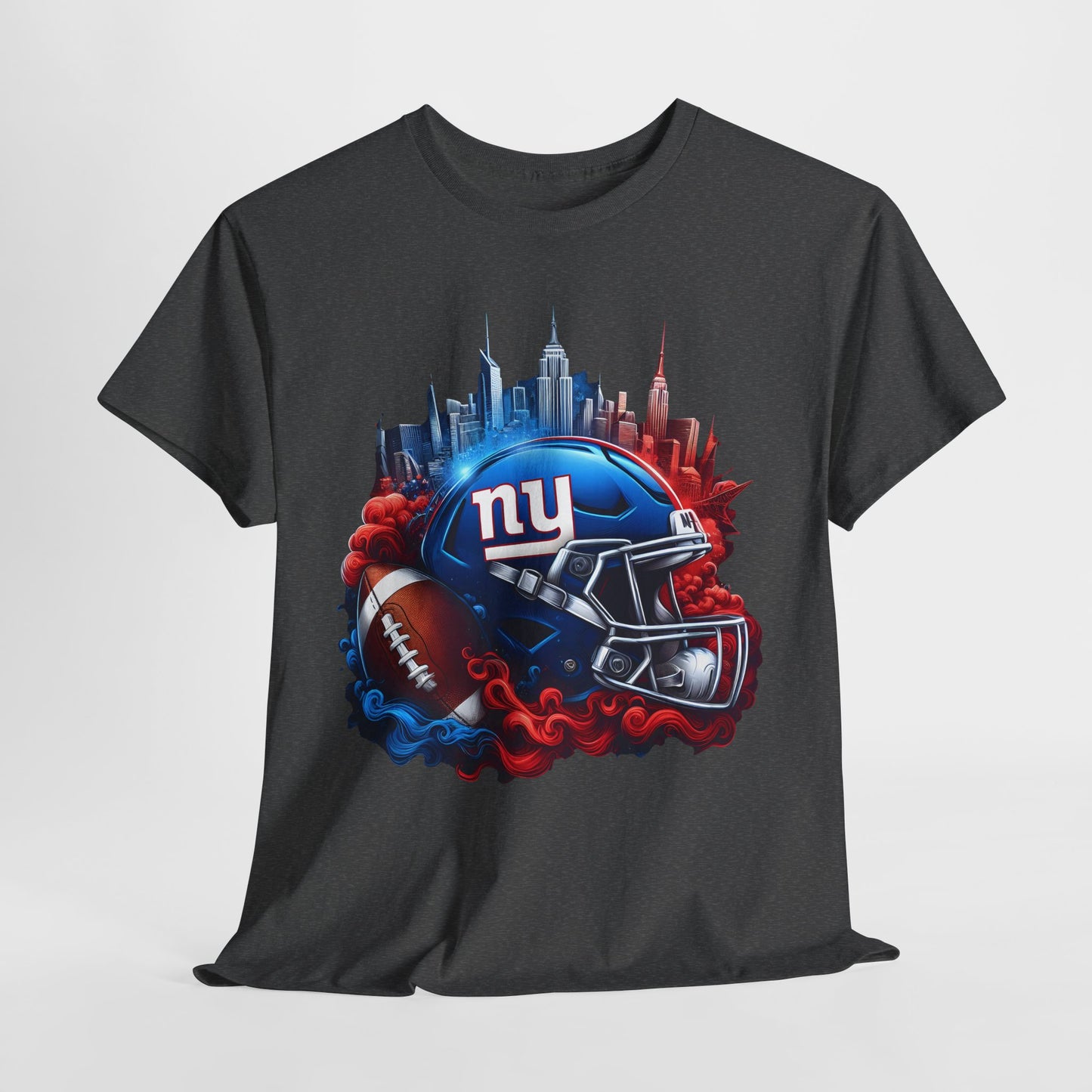 Sports NY Giants Football Helmet #1 Unisex Heavy Cotton Tee