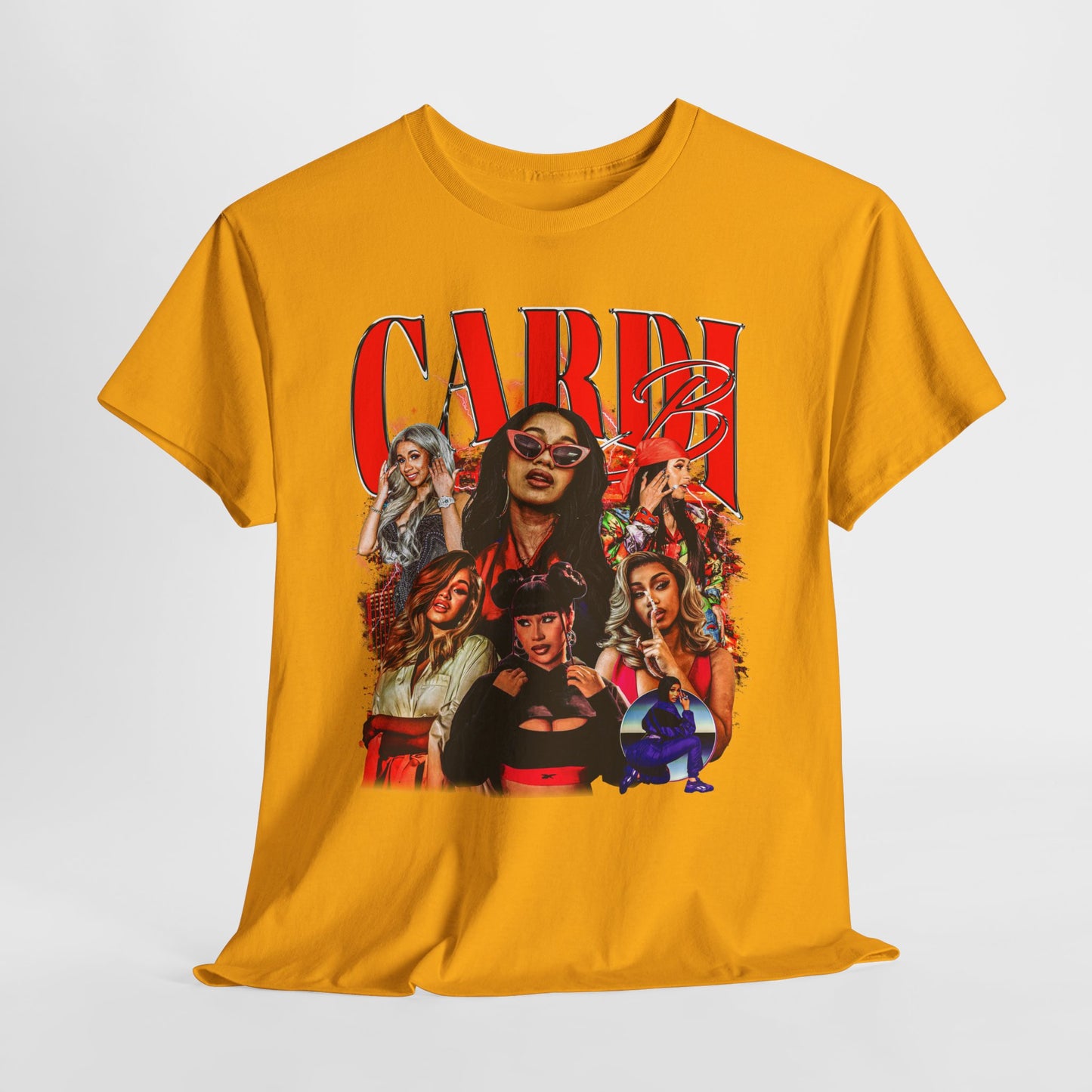 Cardi B 1 Hip-Hop Unisex Heavy Cotton Tee - 312tshirts 2