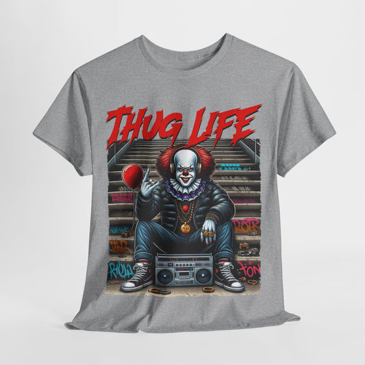 Thug Life #12 PennyWise Unisex Heavy Cotton Tee