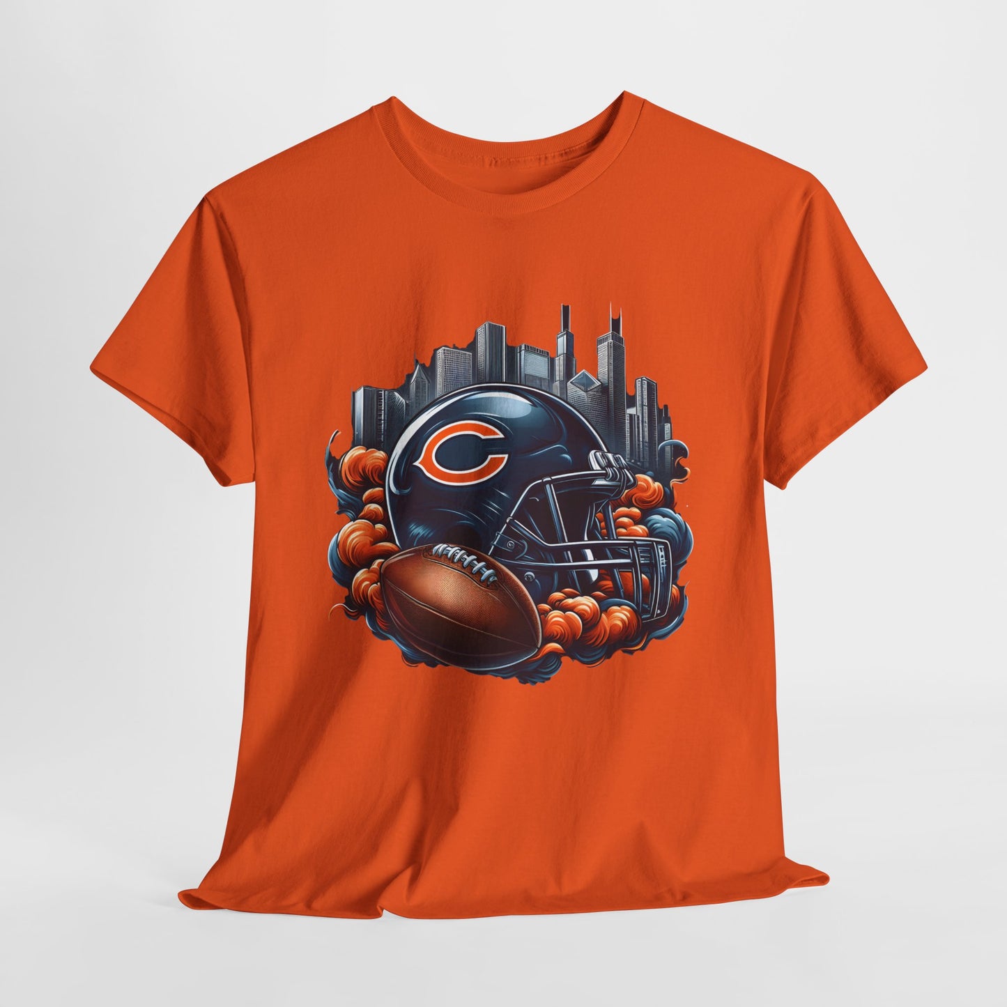 Sports Bears Football Helmet #1 Unisex Heavy Cotton Tee