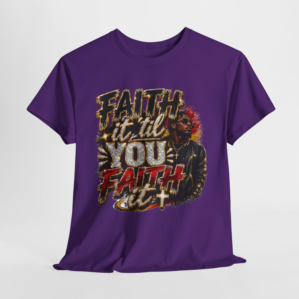Faith It Til You Faith It #1 Unisex Heavy Cotton Tee