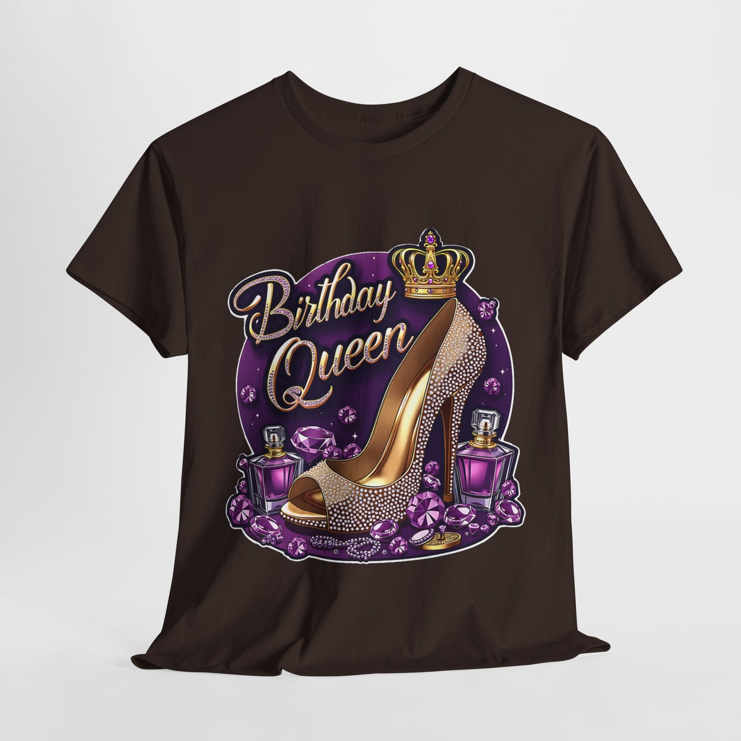 Purple Birthday Queen #17 Unisex Heavy Cotton Tee
