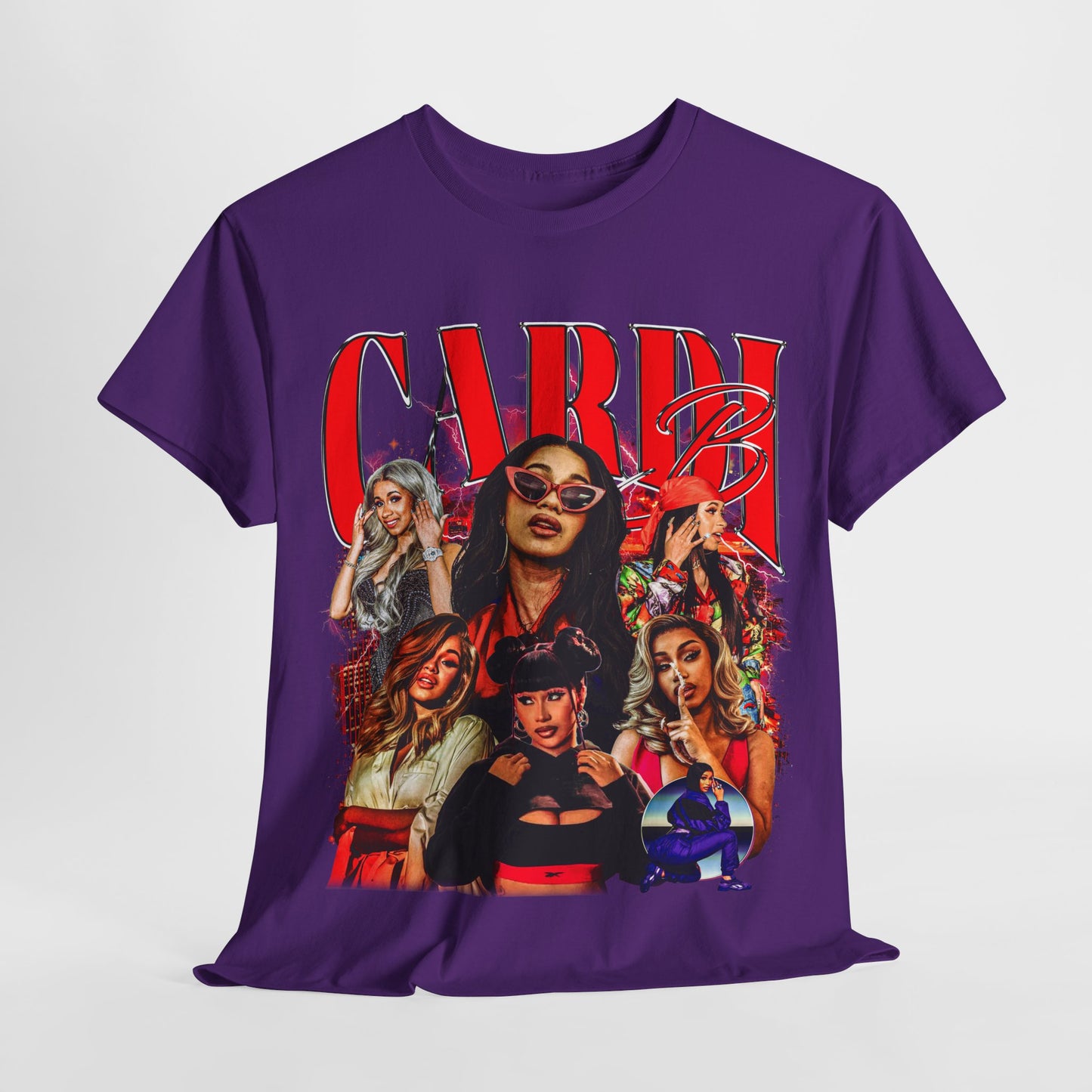 Cardi B 1 Hip-Hop Unisex Heavy Cotton Tee - 312tshirts 2