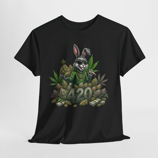 420 Cool Bunny #1 Unisex Heavy Cotton Tee - 312tshirts 2