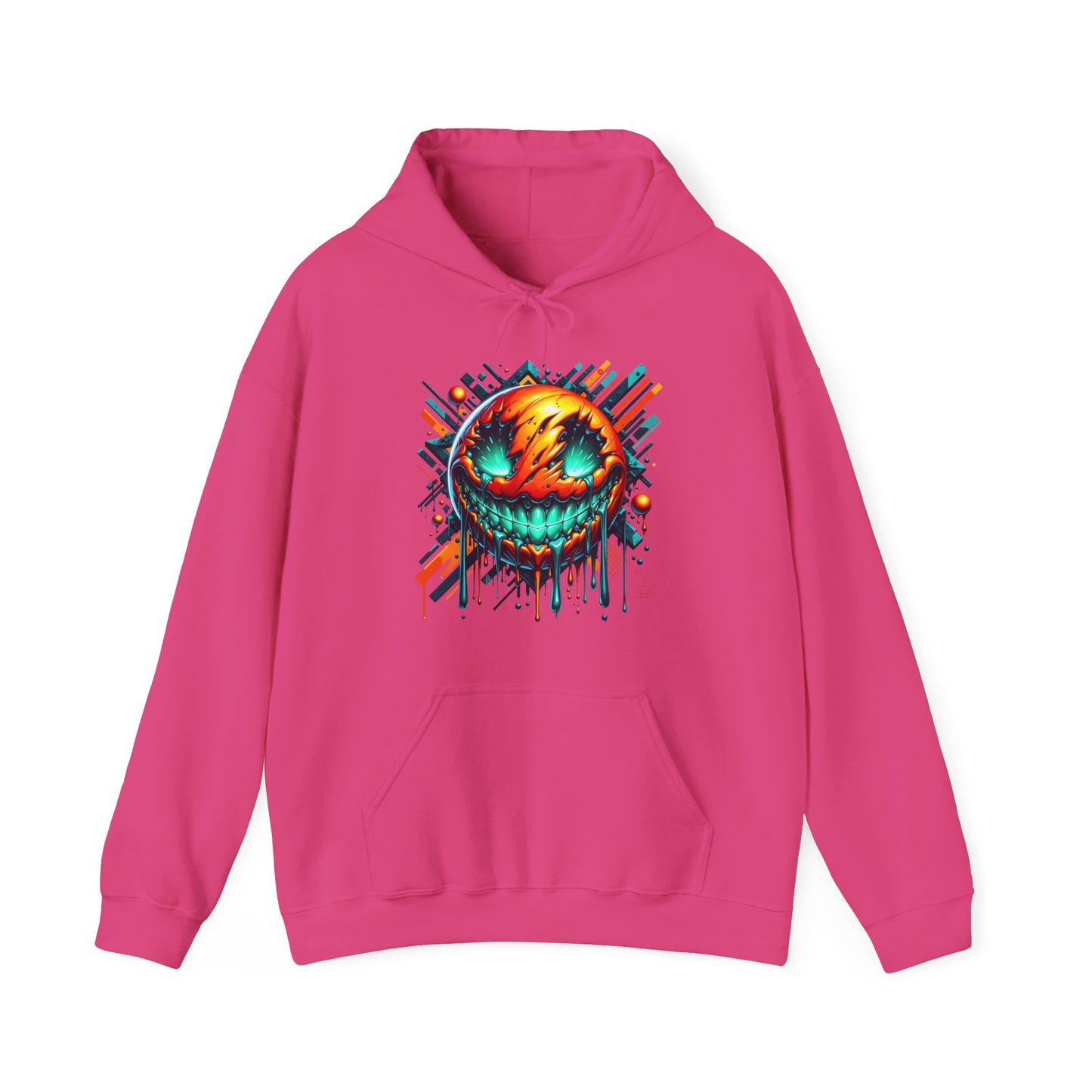 Creepy Neon Emoji #3 Unisex Heavy Sweatshirt Hoodie