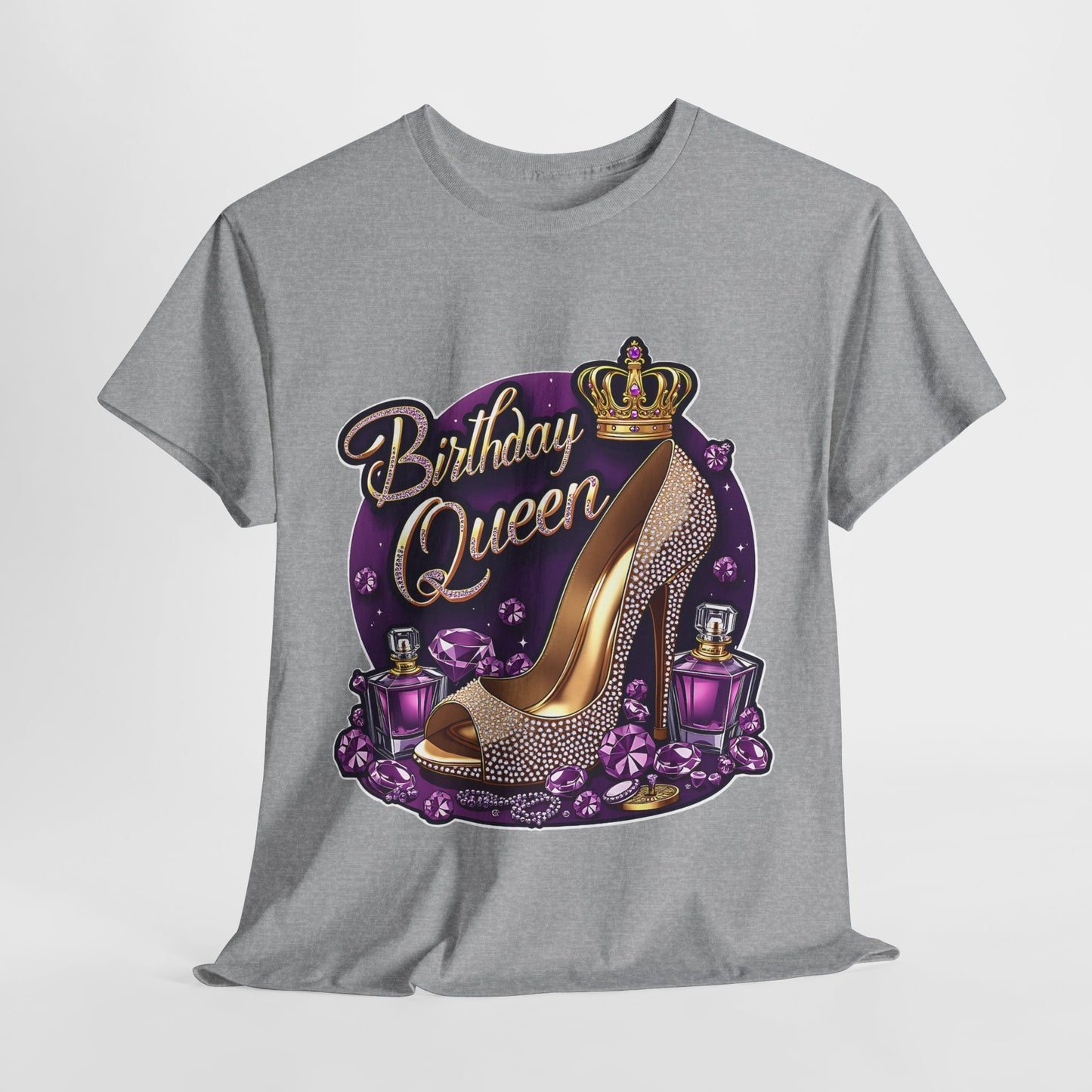 Purple Birthday Queen #17 Unisex Heavy Cotton Tee