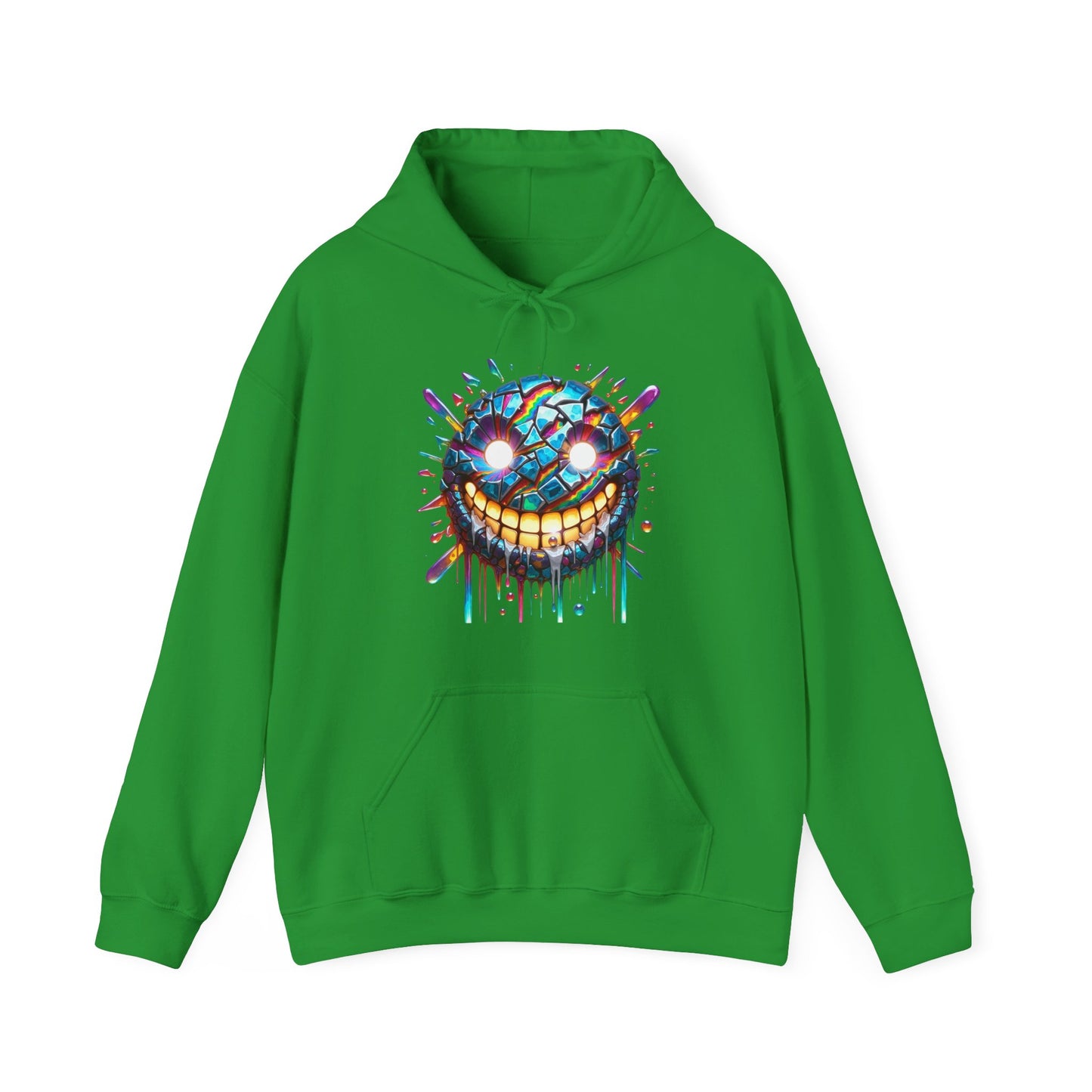 Creepy Neon Emoji #10 Unisex Heavy Sweatshirt Hoodie