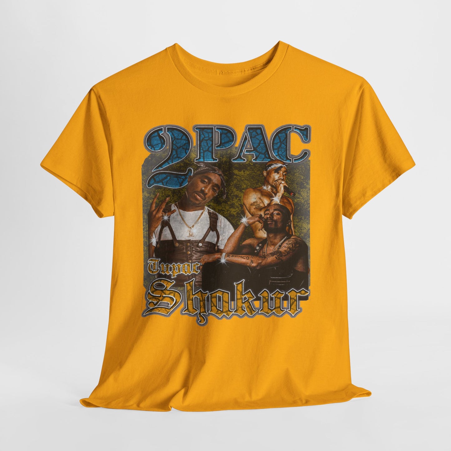 Pac 2 Hip-Hop Unisex Heavy Cotton Tee - 312tshirts 2