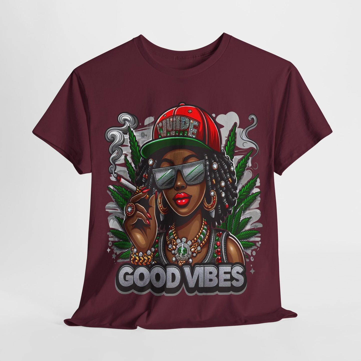 420 Good Vibes #2 Unisex Heavy Cotton Tee - 312tshirts 2