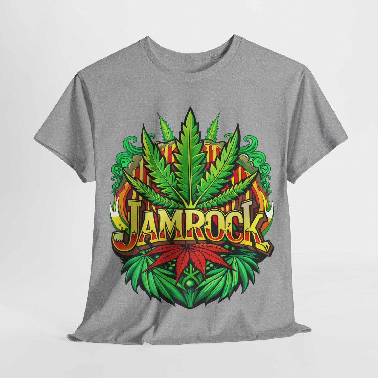420 Jamrock Unisex Heavy Cotton Tee - 312tshirts 2