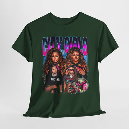 City Girls 1 Hip-Hop Unisex Heavy Cotton Tee - 312tshirts 2