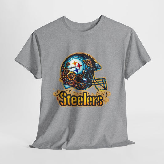 Sports Steelers Football Helmet #2 Unisex Heavy Cotton Tee