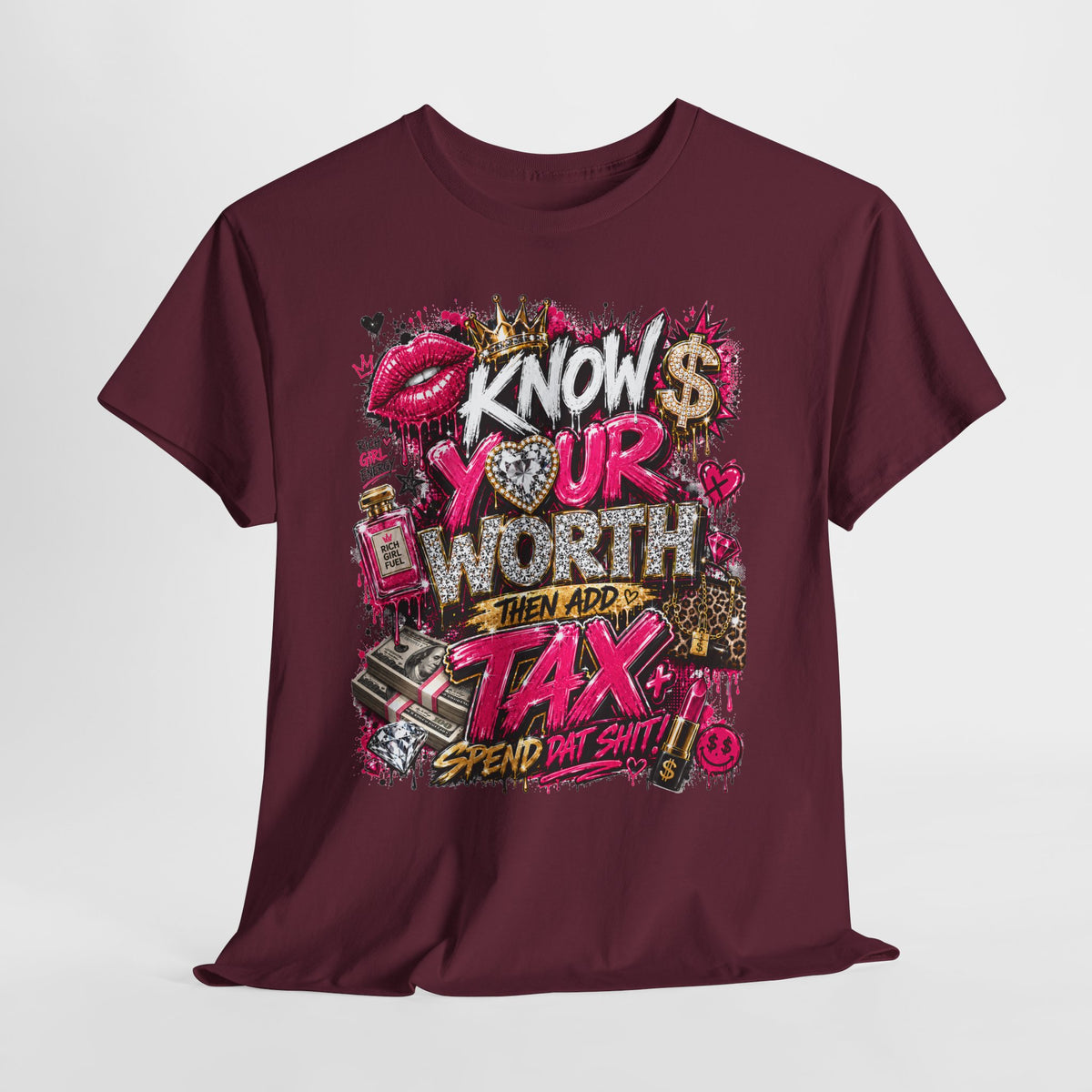 Know Your Worth #1 Unisex Heavy Cotton Tee