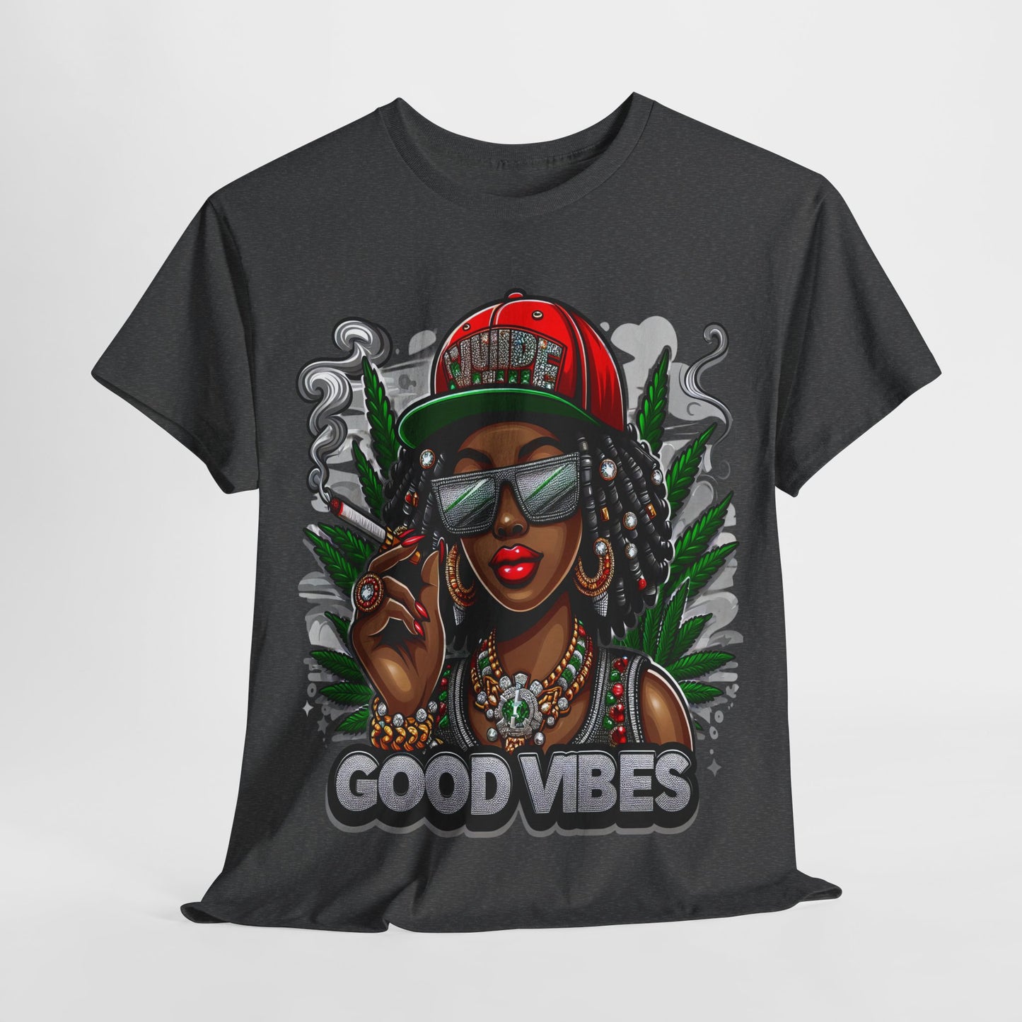 420 Good Vibes #2 Unisex Heavy Cotton Tee - 312tshirts 2