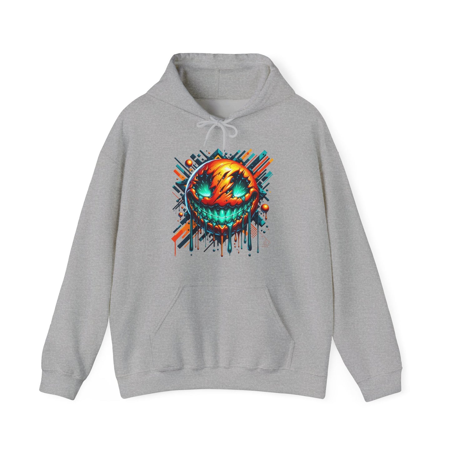 Creepy Neon Emoji #3 Unisex Heavy Sweatshirt Hoodie