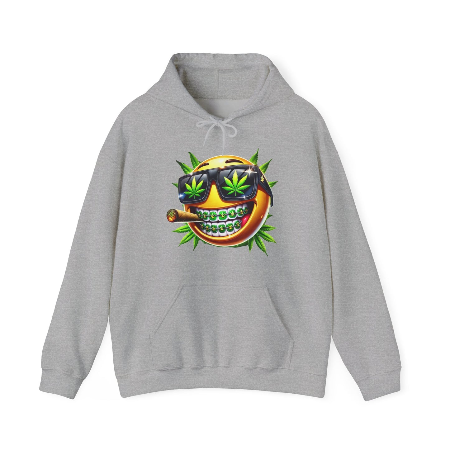 420 Emoji #1 Unisex Heavy Sweatshirt Hoodie
