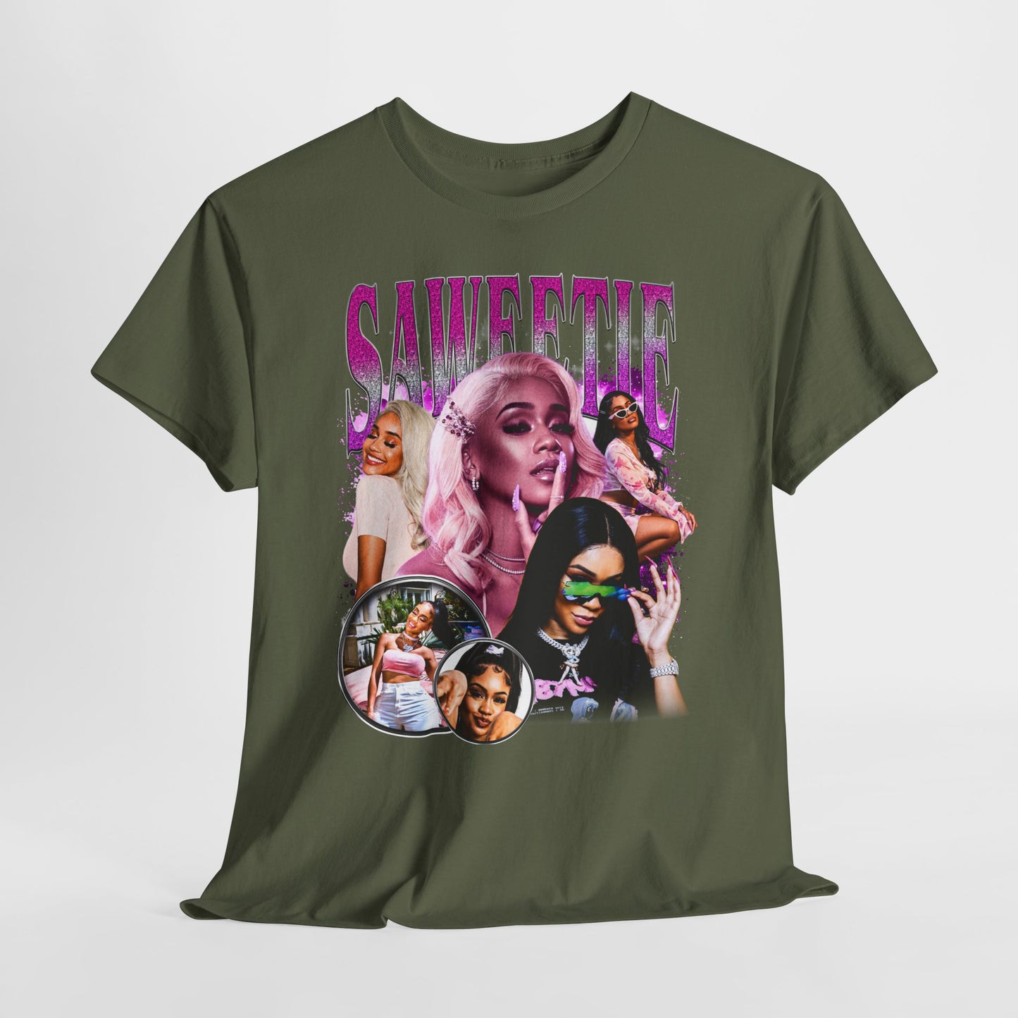 Saweetie 1 Hip-Hop Unisex Heavy Cotton Tee - 312tshirts 2
