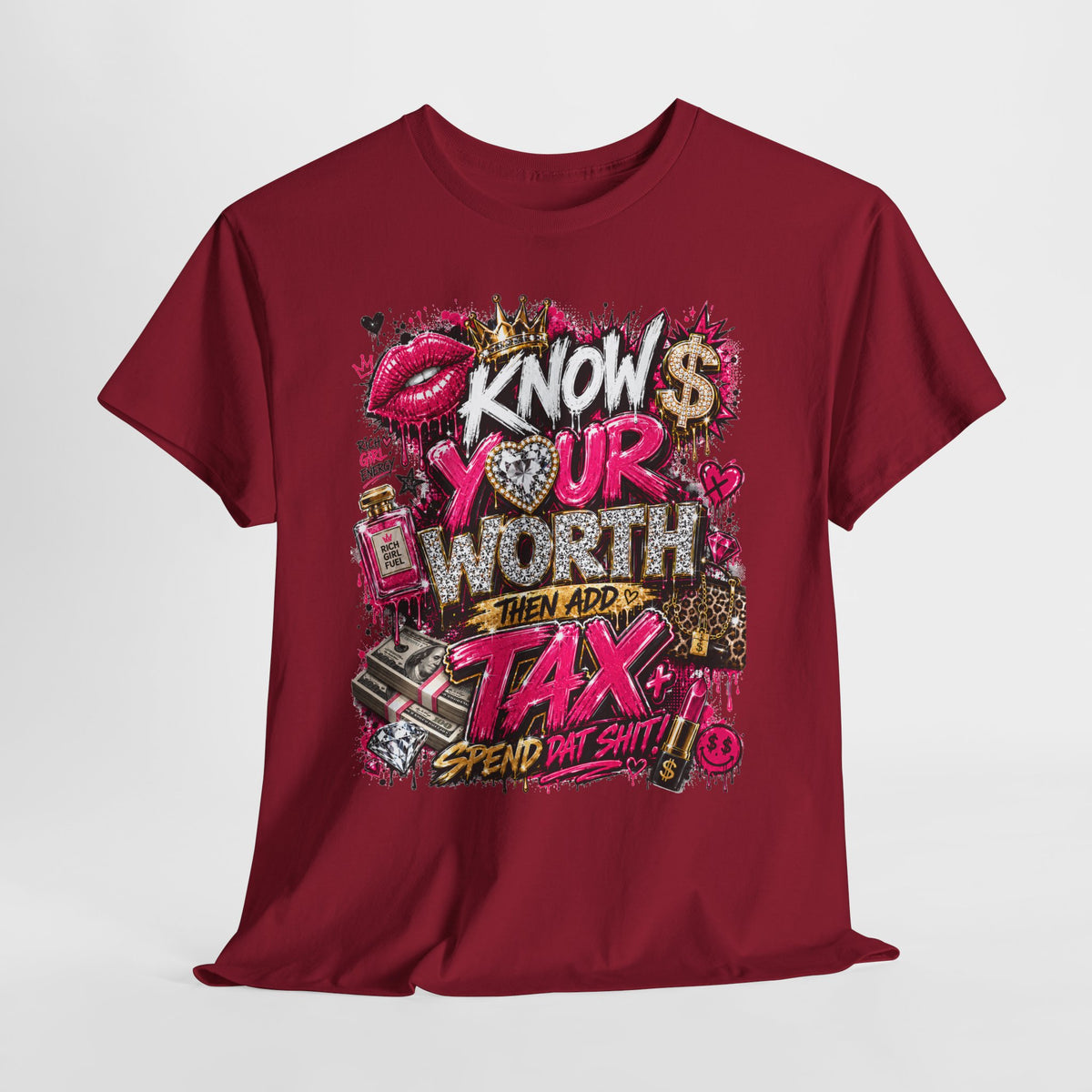 Know Your Worth #1 Unisex Heavy Cotton Tee