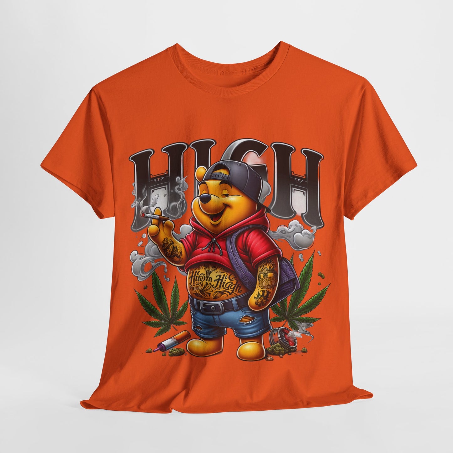 420 Dope Vibes Cool Bear #3 Unisex Heavy Cotton Tee