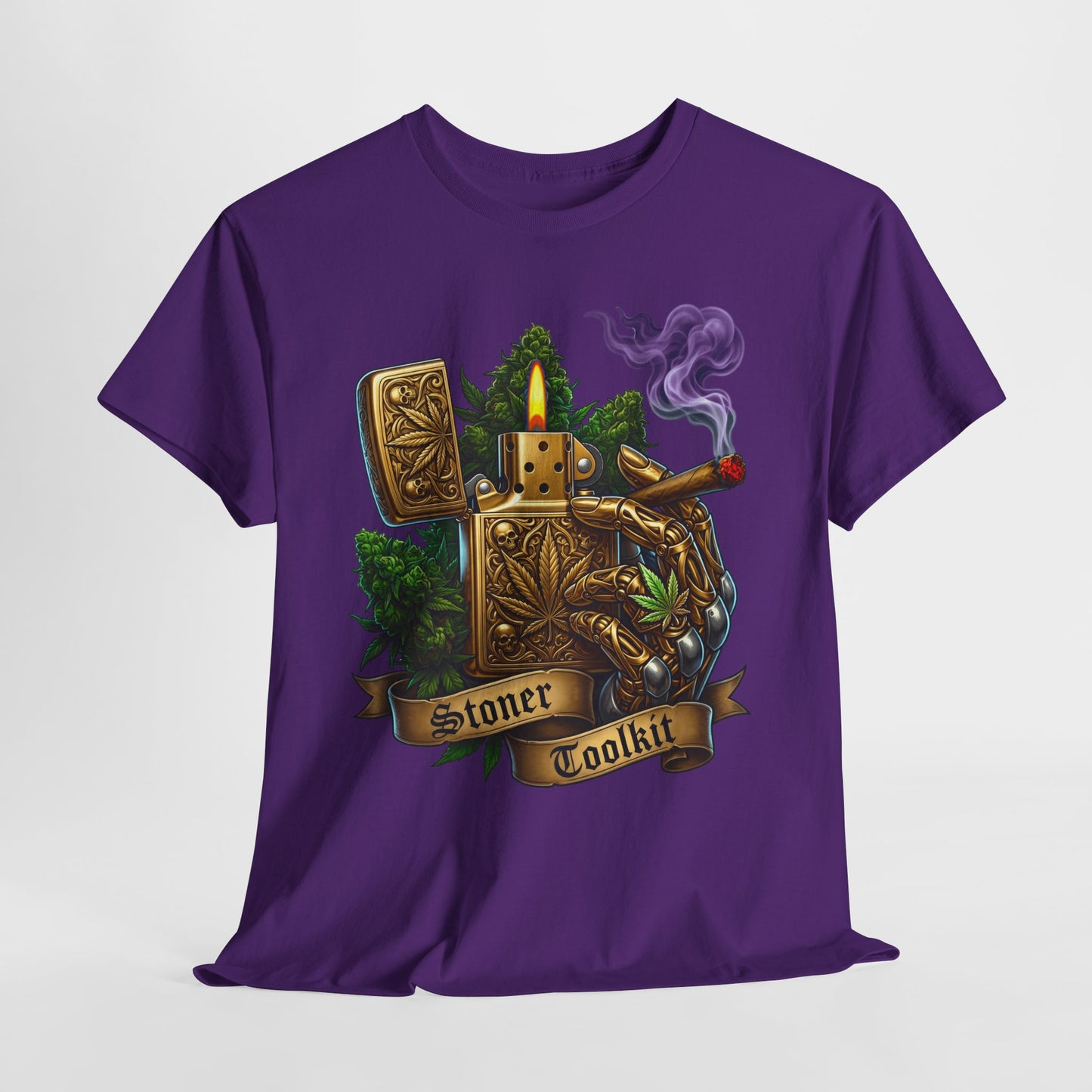 420 Vintage Lighter #1 Unisex Heavy Cotton Tee - 312tshirts 2