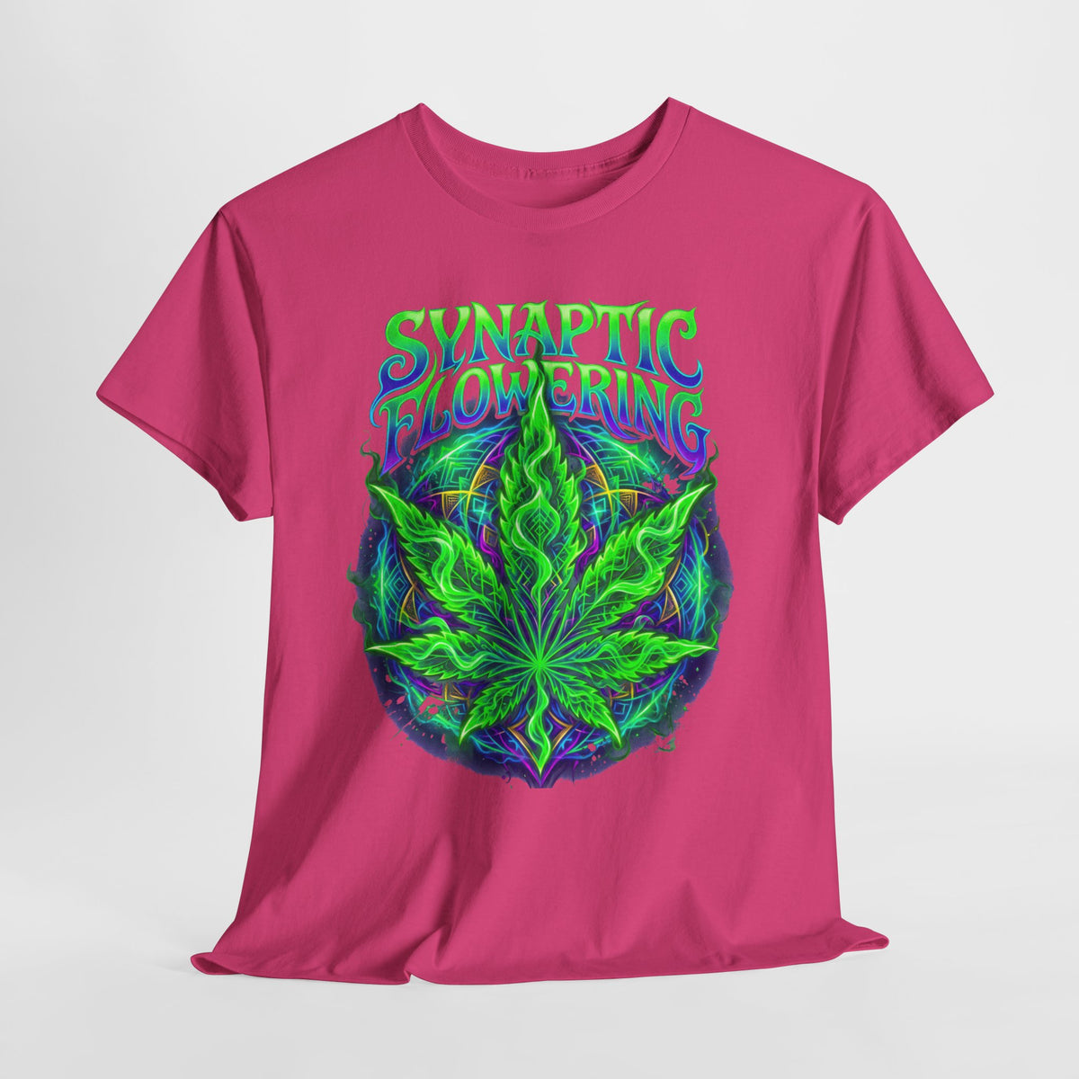 420 Neon Flower #1 Unisex Heavy Cotton Tee