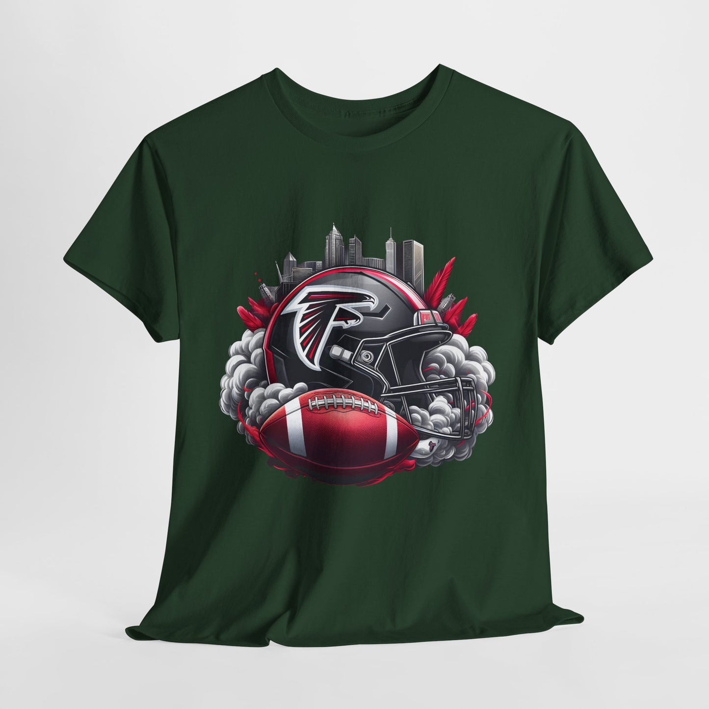Sports Falcons Football Helmet #1 Unisex Heavy Cotton Tee