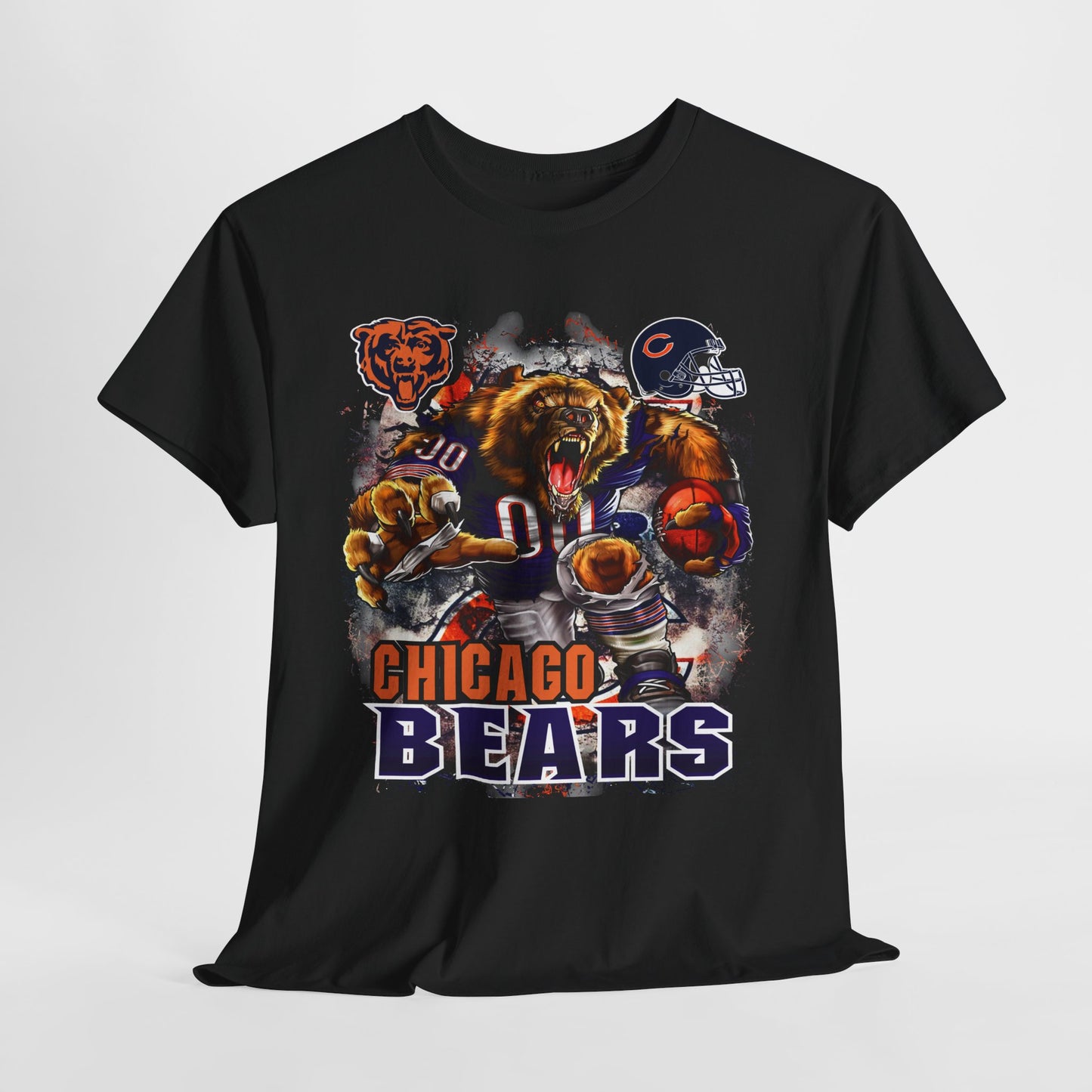 Sports Mascot Chicago Bears Unisex Heavy Cotton Tee - 312tshirts 2