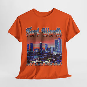 Fort Worth area code Unisex Heavy Cotton Tee