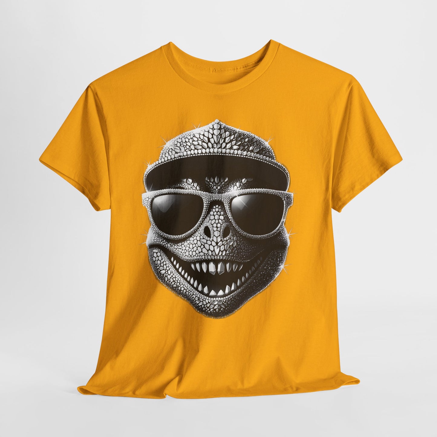 Cool Dinosaur Head Unisex Heavy Cotton Tee - 312tshirts 2