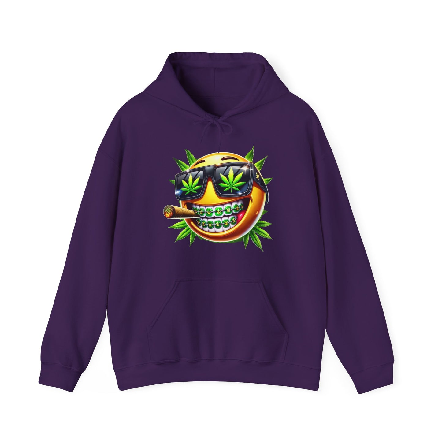 420 Emoji #1 Unisex Heavy Sweatshirt Hoodie