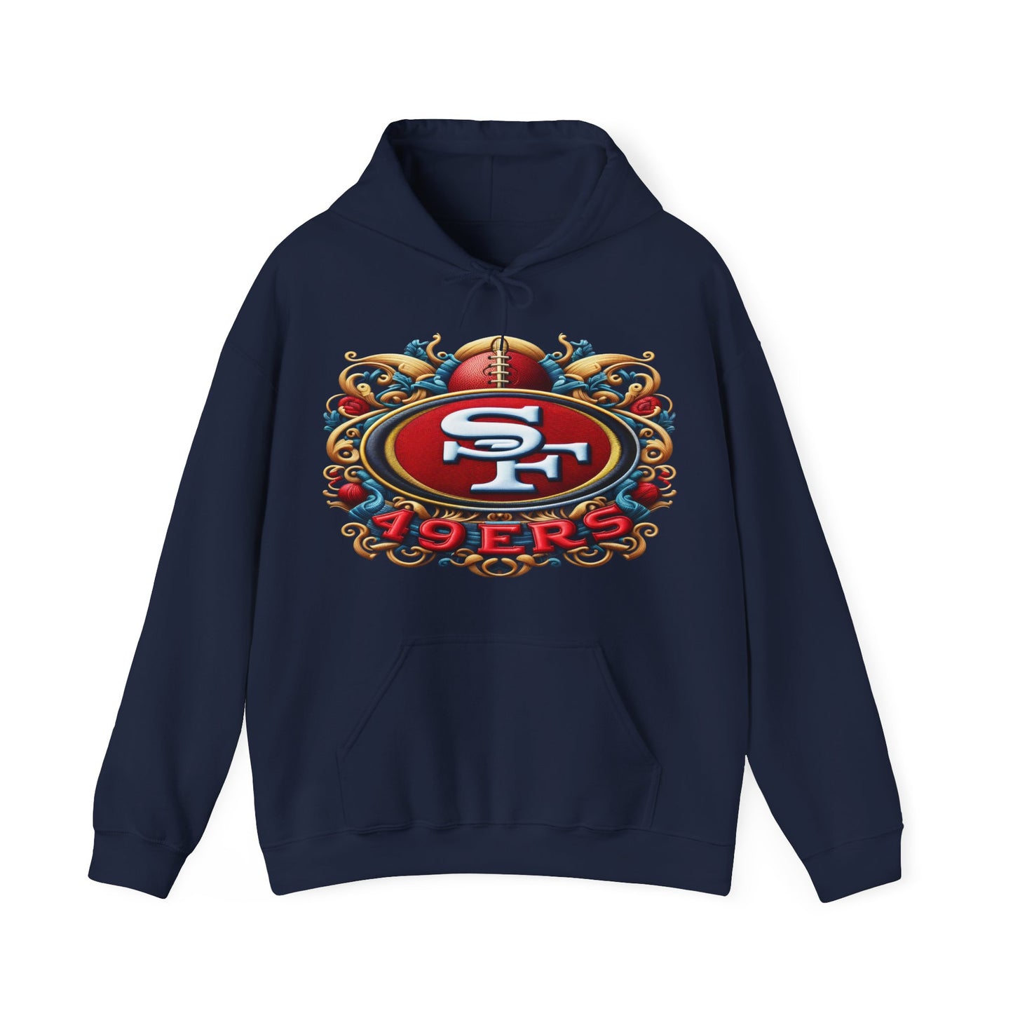 Sports 49ers Football Logo #1 Unisex Heavy Sweatshirt Hoodie