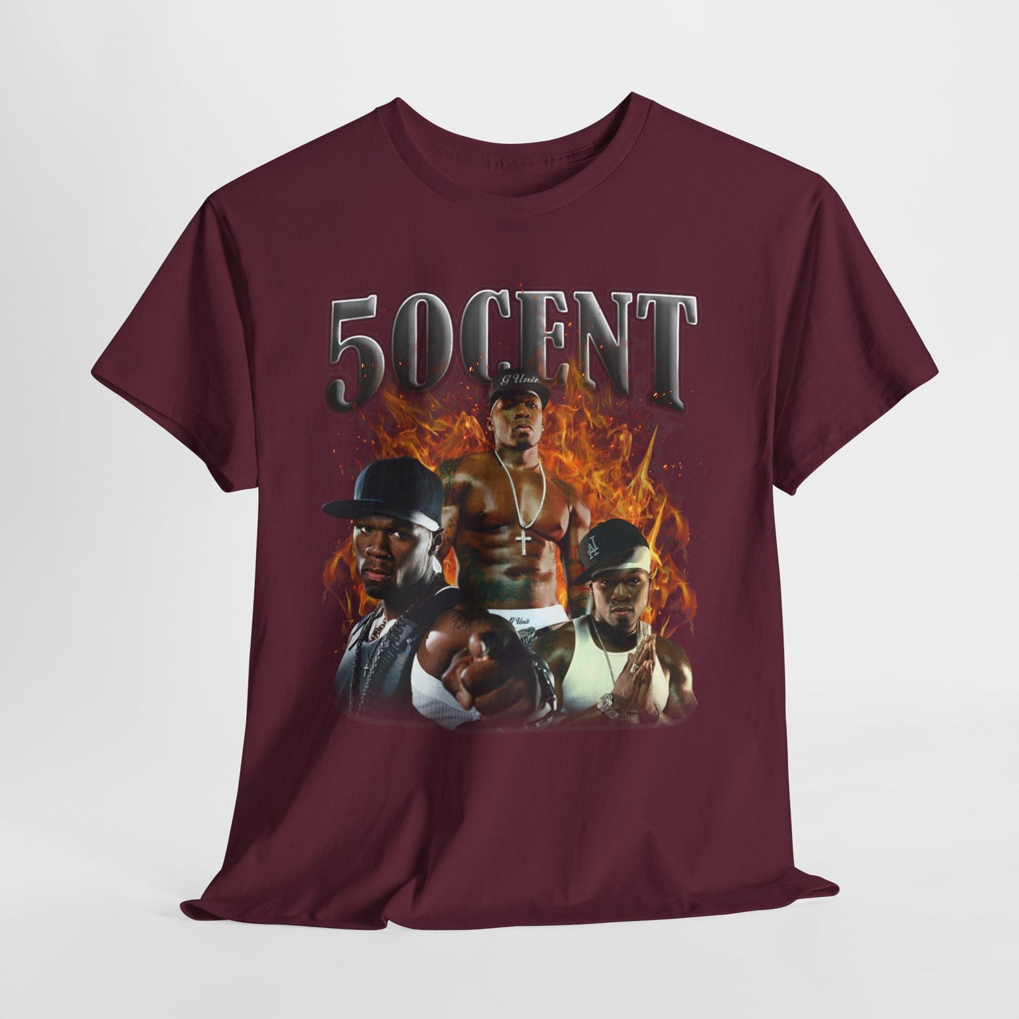 50 Cent 1 Hip-Hop Unisex Heavy Cotton Tee - 312tshirts 2