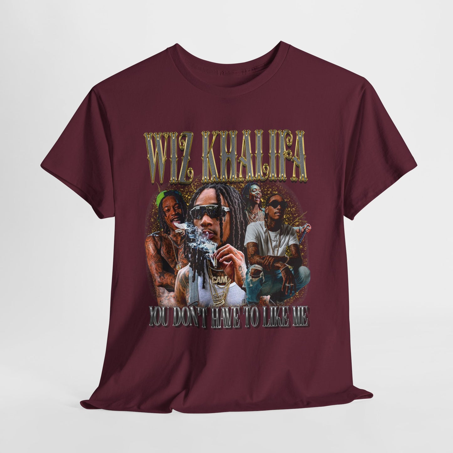 Wiz Khalifa Hip-Hop Unisex Heavy Cotton Tee