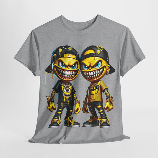 Evil Twin Emoji Unisex Heavy Cotton Tee - 312tshirts 2