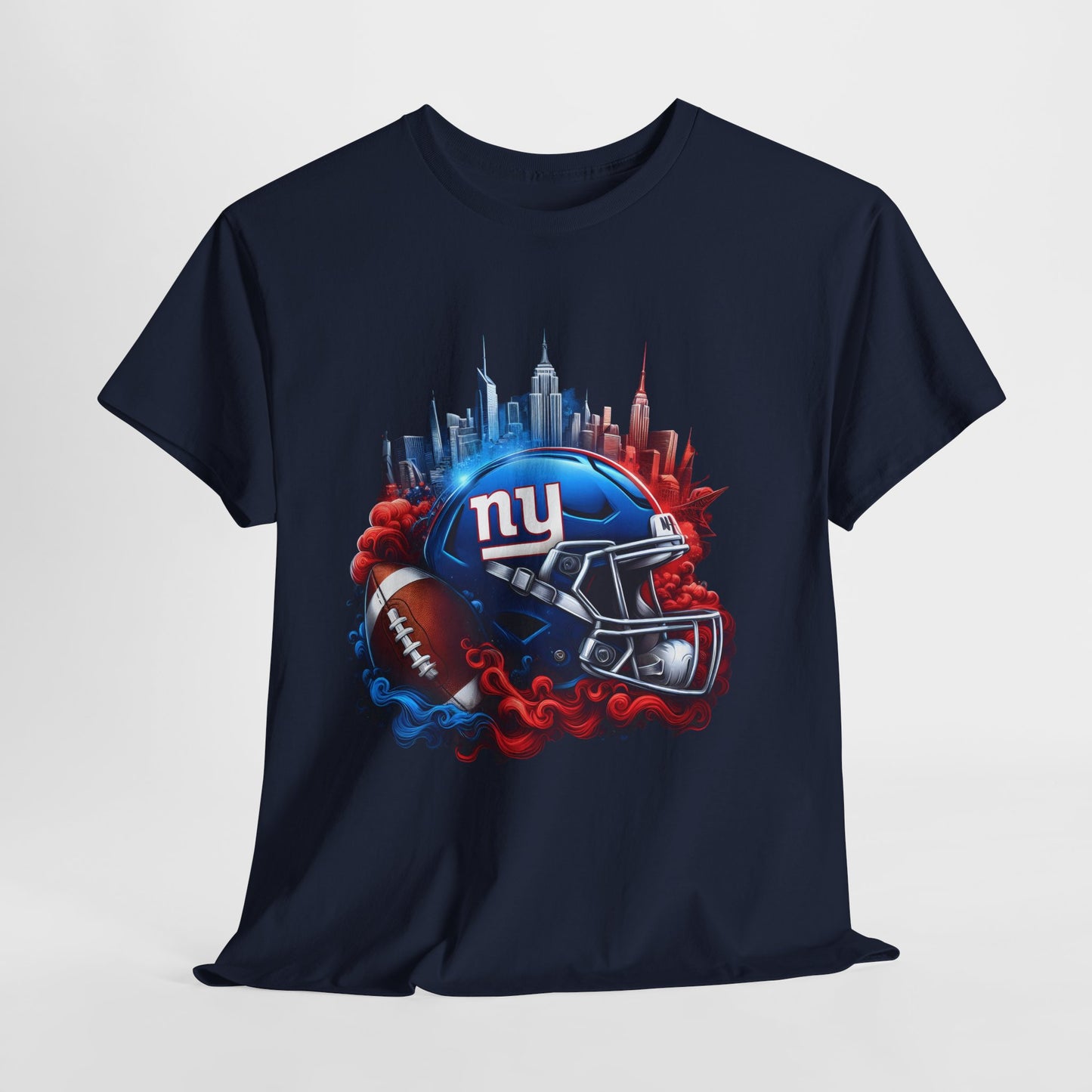 Sports Giants Football Helmet #1 Unisex Heavy Cotton Tee
