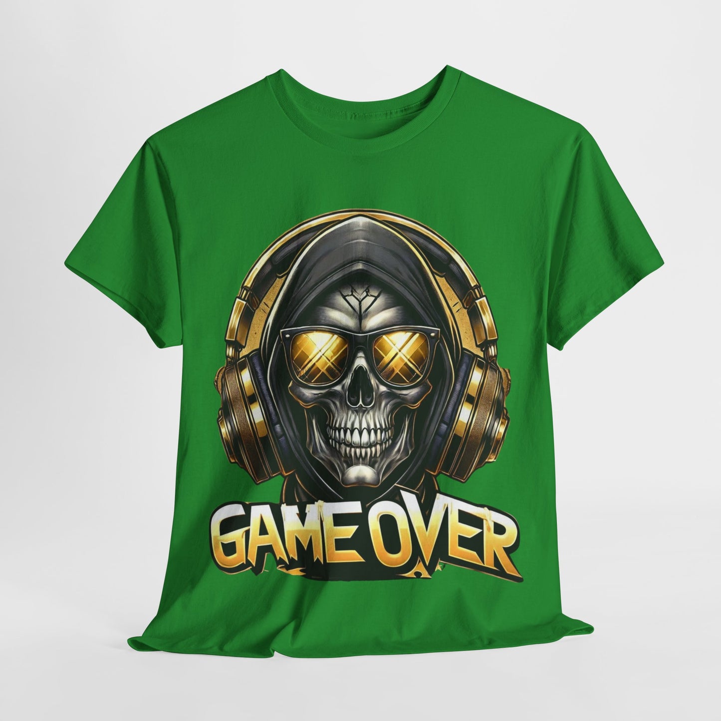 Game Over Skull #1 Unisex Heavy Cotton Tee - 312tshirts 2