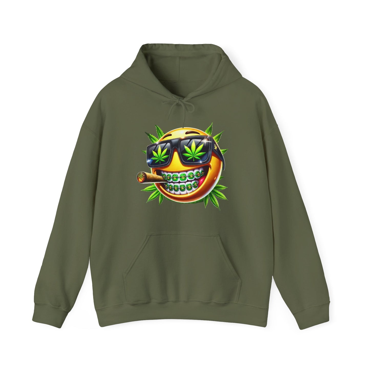 420 Emoji #1 Unisex Heavy Sweatshirt Hoodie