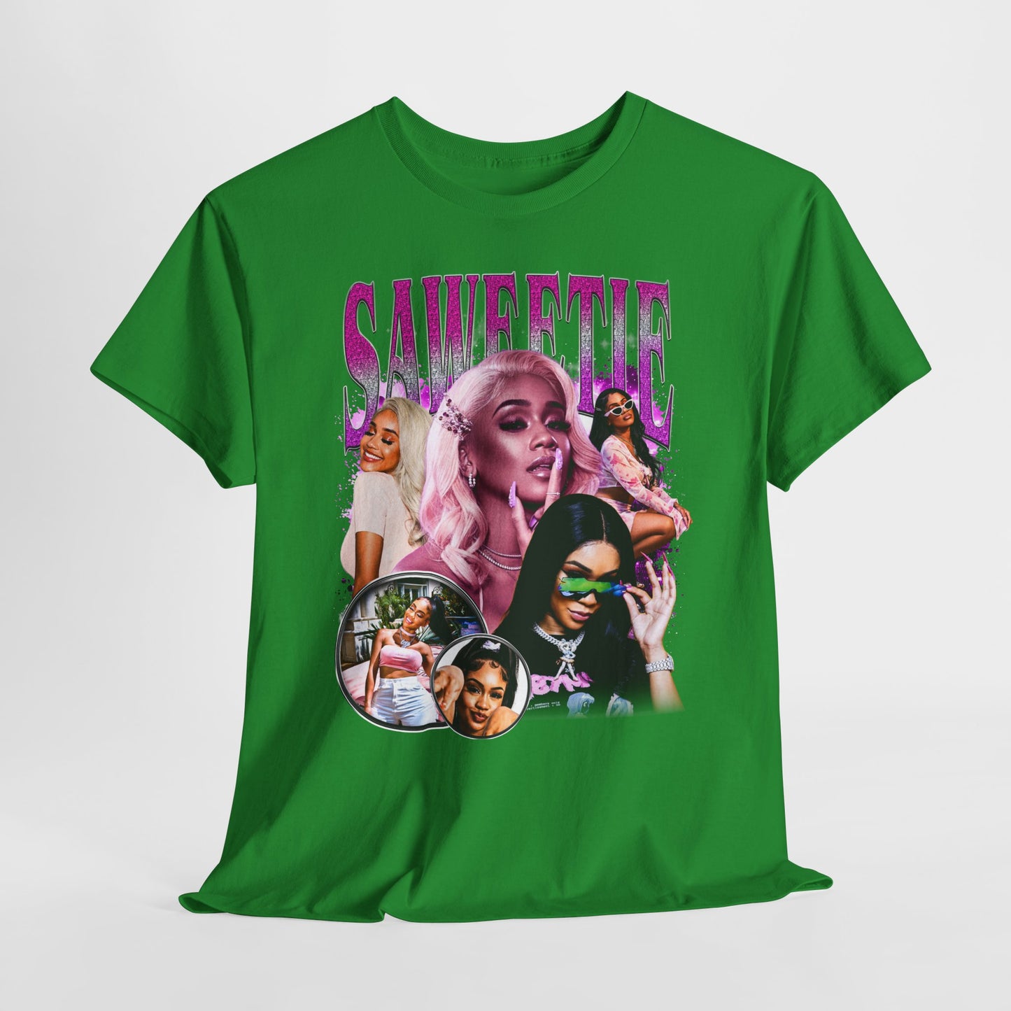 Saweetie 1 Hip-Hop Unisex Heavy Cotton Tee - 312tshirts 2