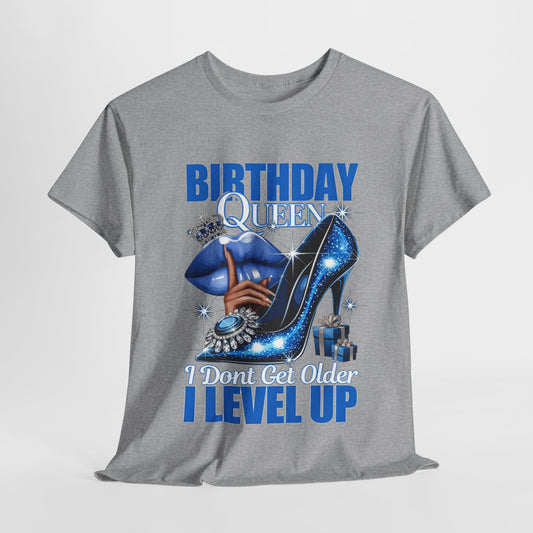 Birthday Queen Lips & Shoe #6 Heavy Cotton Tee - 312tshirts 2
